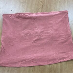 Old Navy Rose Pink Stretch Mini Tube Skirt
